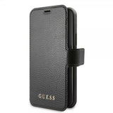 Guess iPhone 11 Pro Max Etui Skinntekstur Svart