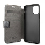 Guess iPhone 11 Pro Max Etui Skinntekstur Svart