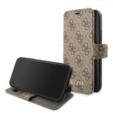 Guess iPhone 11 Pro Max Etui Monogram Brun