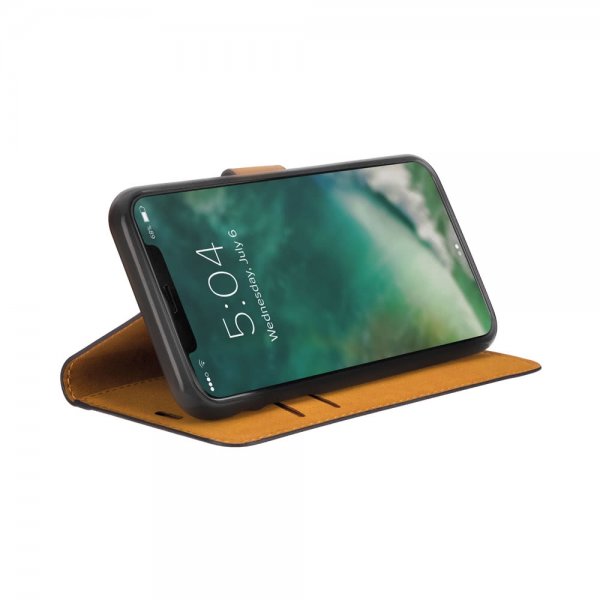 Xqisit iPhone 11 Pro Max Etui Slim Wallet SelecTion Svart