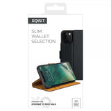 Xqisit iPhone 11 Pro Max Etui Slim Wallet SelecTion Svart