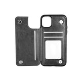 iPhone 11 Pro Max Deksel Kortlomme Utside Svart