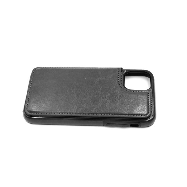iPhone 11 Pro Max Deksel Kortlomme Utside Svart