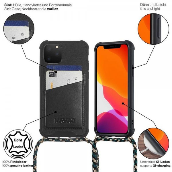 Kavaj iPhone 11 Pro Max Deksel Amsterdam Svart