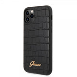 Guess iPhone 11 Pro Max Deksel Croco Svart
