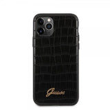 Guess iPhone 11 Pro Max Deksel Croco Svart