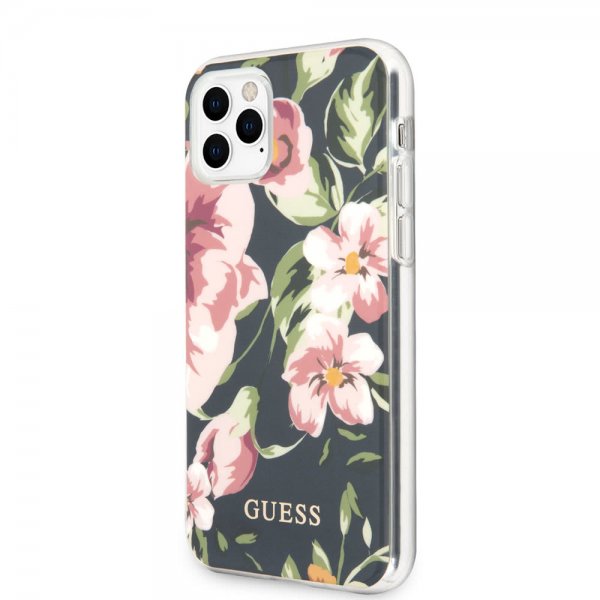 Guess iPhone 11 Pro Max Deksel Flower Edition N.3 Navy