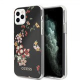 Guess iPhone 11 Pro Max Deksel Flower Edition N.4 Svart