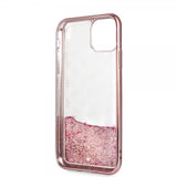 Guess iPhone 11 Pro Max Deksel Glitter Cover Rosegull