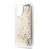 Guess iPhone 11 Pro Max Deksel Glitter Hearts Gull