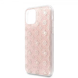 Guess iPhone 11 Pro Max Deksel Glitter Hearts Rosa