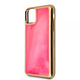 Guess iPhone 11 Pro Max Deksel Glow In The Dark Rosa GUll