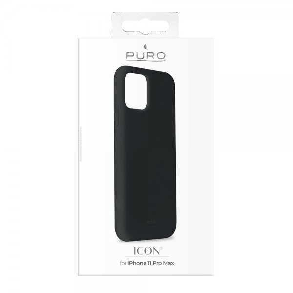Puro iPhone 11 Pro Max Deksel Icon Svart