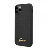 Guess iPhone 11 Pro Max Deksel Lizard Svart
