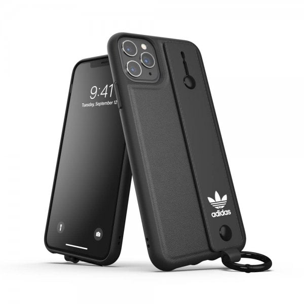 Adidas iPhone 11 Pro Max Deksel OR Hand Strap Case Svart