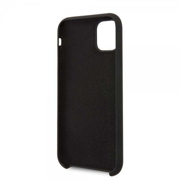 Guess iPhone 11 Pro Max Deksel Silikoni Cover Vintage Svart