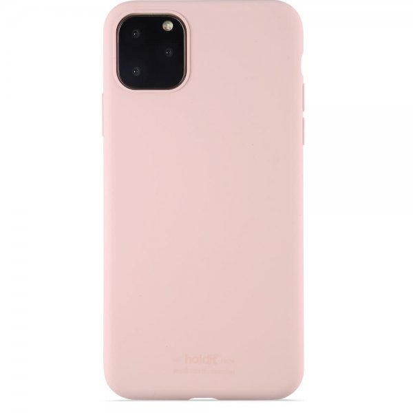 holdit iPhone 11 Pro Max Deksel Silikon Blush Pink