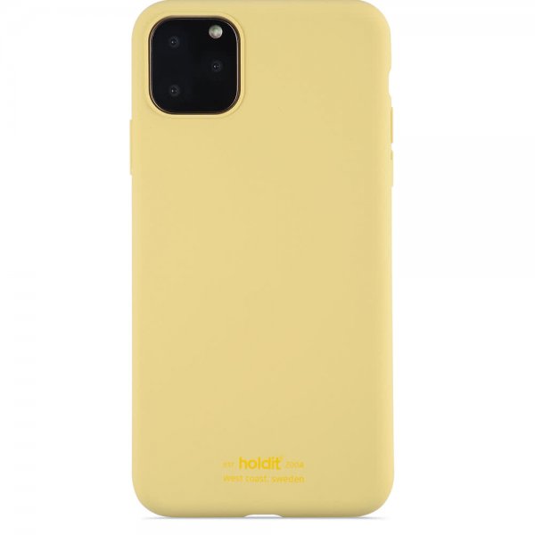 holdit iPhone 11 Pro Max Deksel Silikon Gul