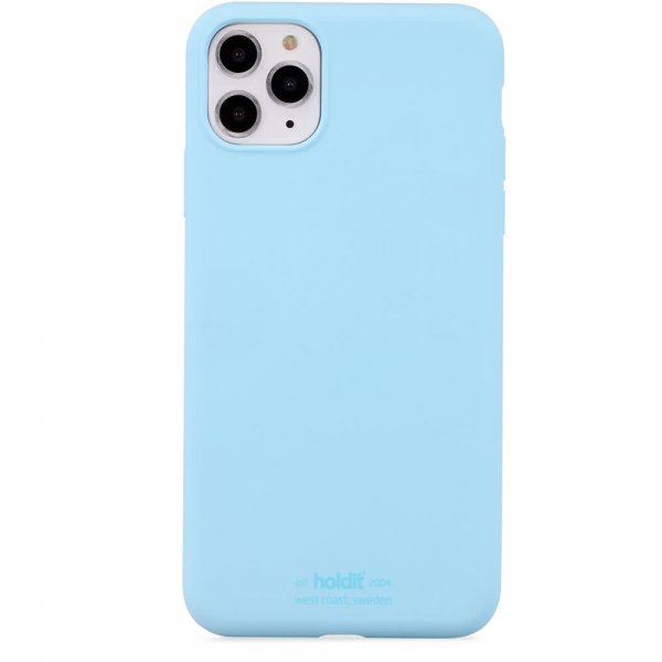 holdit iPhone 11 Pro Max Deksel Silikon Ljusblå