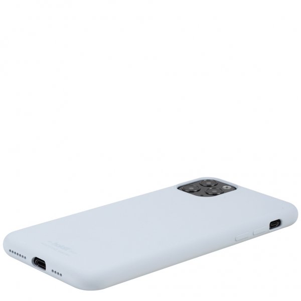 holdit iPhone 11 Pro Max Deksel Silikon Mineral Blue