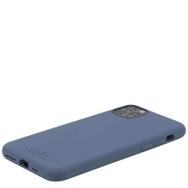 holdit iPhone 11 Pro Max Deksel Silikon Pacific Blue