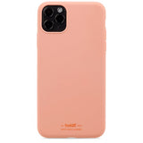 holdit iPhone 11 Pro Max Deksel Silikon Pink Peach