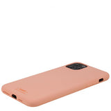 holdit iPhone 11 Pro Max Deksel Silikon Pink Peach