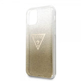 Guess iPhone 11 Pro Max Deksel Solid Glitter Cover Gull