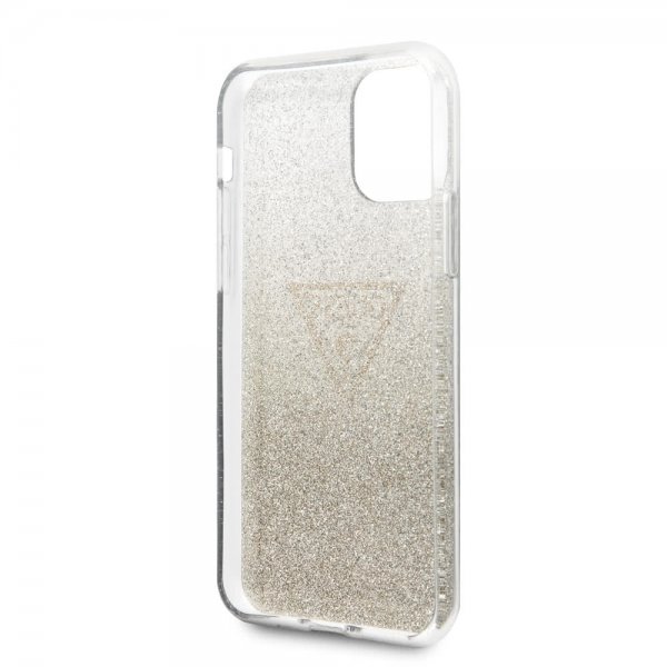 Guess iPhone 11 Pro Max Deksel Solid Glitter Cover Gull