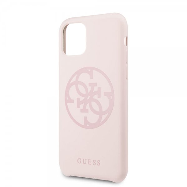 Guess iPhone 11 Pro Max Deksel Tone on Tone Rosa