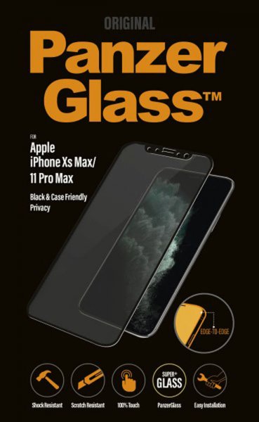 PanzerGlass iPhone Xs Max/11 Pro Max Skjermbeskytter CaseFriendly Privacy