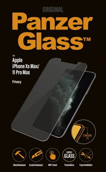 PanzerGlass iPhone Xs Max/11 Pro Max Skjermbeskytter Standard Fit Privacy