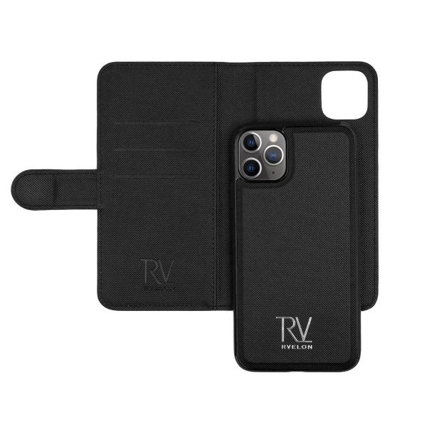 Rvelon iPhone 11 Pro Etui Detachable Wallet Case Svart