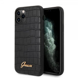 Guess iPhone 11 Pro Deksel Croco Svart