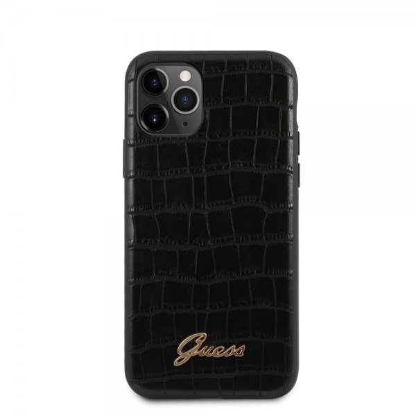 Guess iPhone 11 Pro Deksel Croco Svart