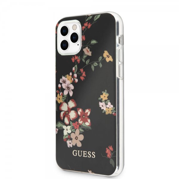 Guess iPhone 11 Pro Deksel Flower Edition N.4 Svart
