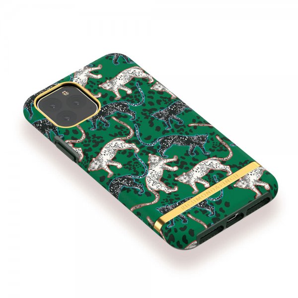 Richmond & Finch iPhone 11 Pro Deksel Green Leopard