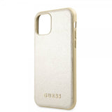 Guess iPhone 11 Pro Deksel Skinntekstur Gull