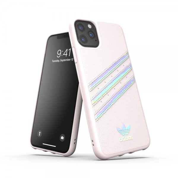 Adidas iPhone 11 Pro Max Deksel OR Moulded Case PU FW19 Orchid Tint Holographic