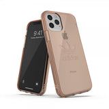 Adidas iPhone 11 Pro Deksel OR Protective Clear Case FW19 Klar Rose Gold