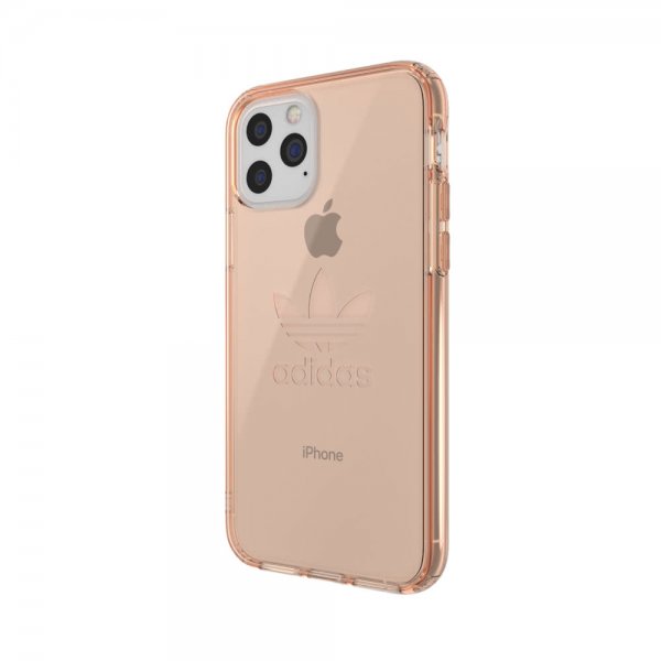 Adidas iPhone 11 Pro Deksel OR Protective Clear Case FW19 Klar Rose Gold