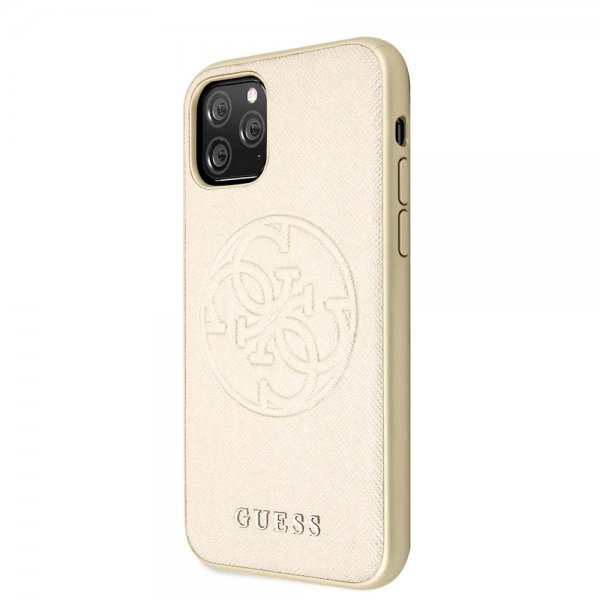 Guess iPhone 11 Pro Deksel Saffiano Cover Gull