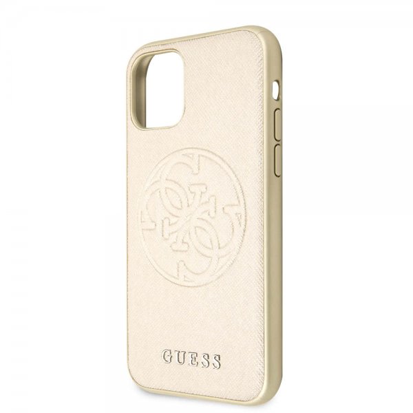 Guess iPhone 11 Pro Deksel Saffiano Cover Gull