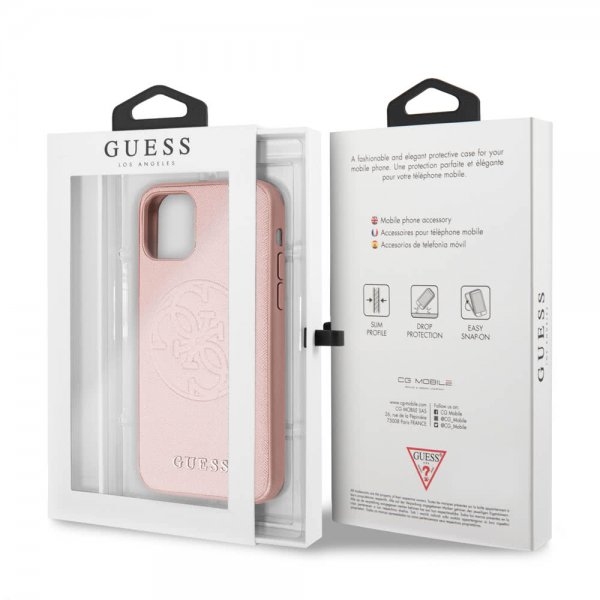 Guess iPhone 11 Pro Deksel Saffiano Cover RoseGUll