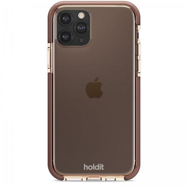 holdit iPhone 11 Pro Deksel Seethru Dark Brown