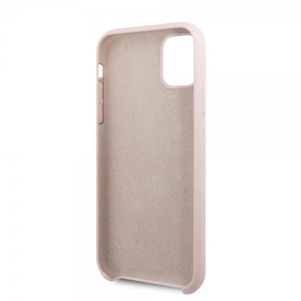Guess iPhone 11 Pro Deksel Silikoni Cover Vintage Rosa