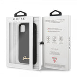 Guess iPhone 11 Pro Deksel Silikoni Cover Vintage Svart