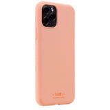 holdit iPhone 11 Pro Deksel Silikon Pink Peach