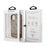 Guess iPhone 11 Pro Deksel Stripe Cover Brun