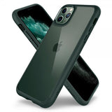 Spigen iPhone 11 Pro Deksel Ultra Hybrid Midnight Green
